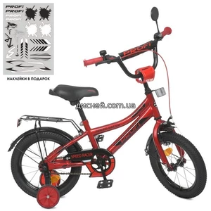 Велосипед детский PROF1 14д. Y14311, Speed racer, красный